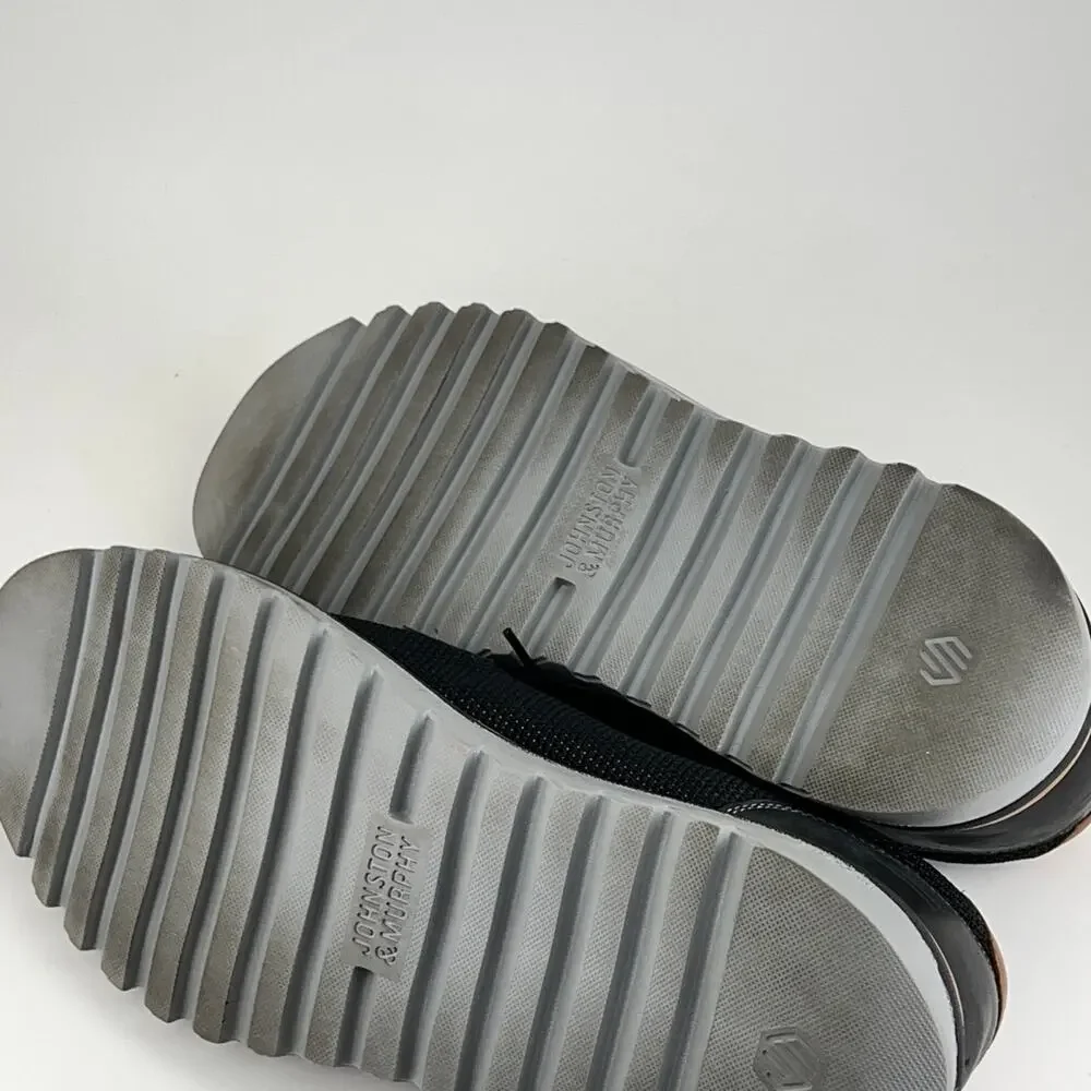 205599 SD50 BRAYDON PLAIN‎ TOE MEN'S SHOES SIZE 10 M NAVY KNIT JOHNSTON & MURPHY